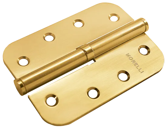 Петля карточная разъемная MSND-C 100X70X2.5 SG R с подшипником стальная левая, врезная, цвет матовое золото фото купить Саратов