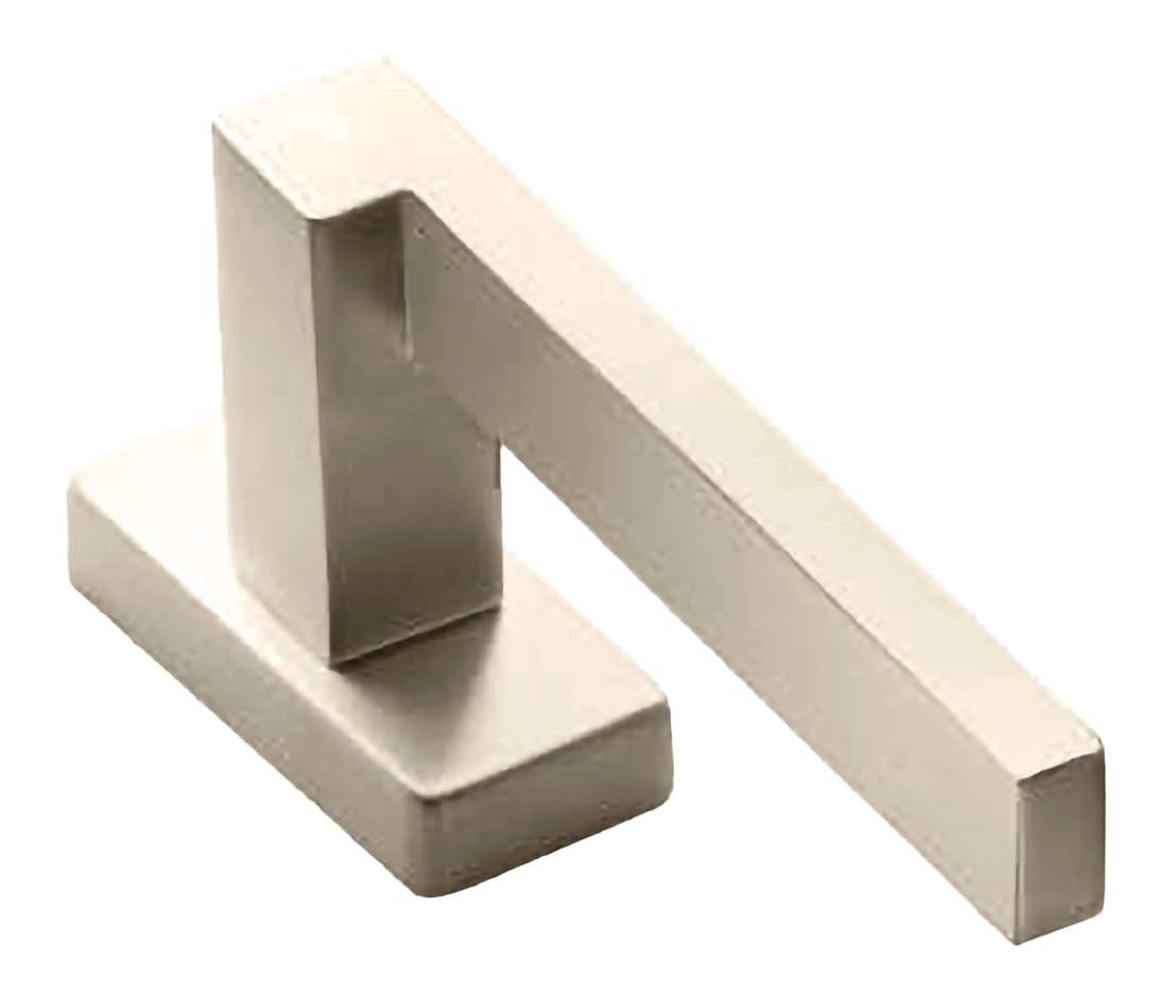 Ручка оконная STONE W1 NIS, цвет - матовый никель фото купить Саратов