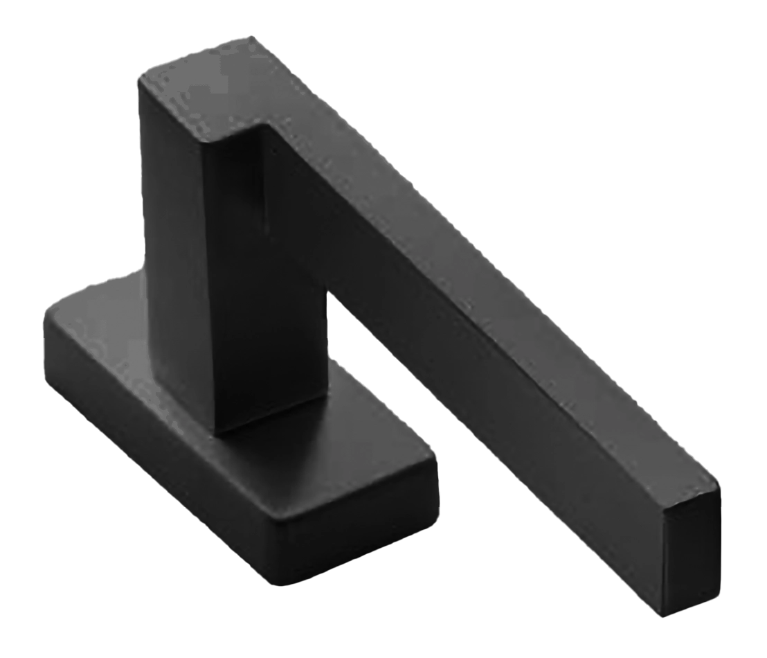 Ручка оконная STONE W1 NERO, цвет - черный фото купить Саратов