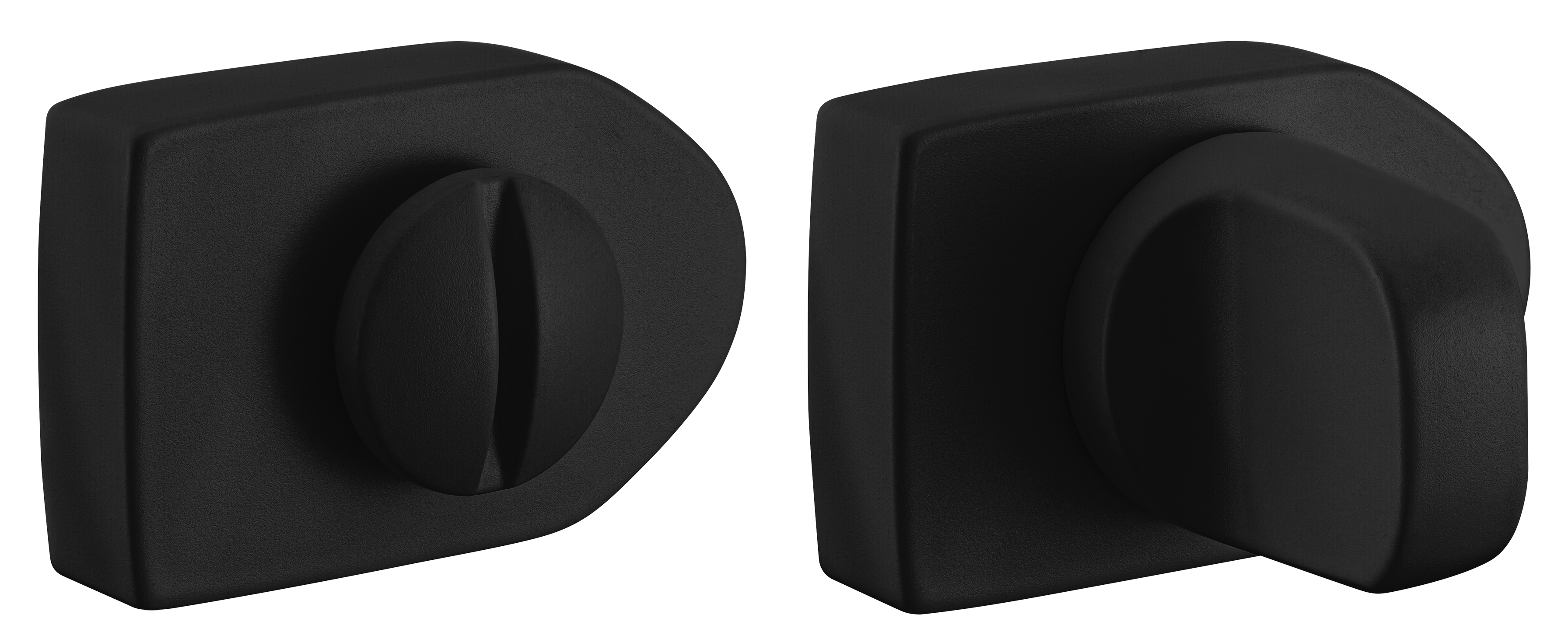 Завертка сантехническая LUX-WC-SH NERO-ST цвет - черный soft-touch фото купить Саратов