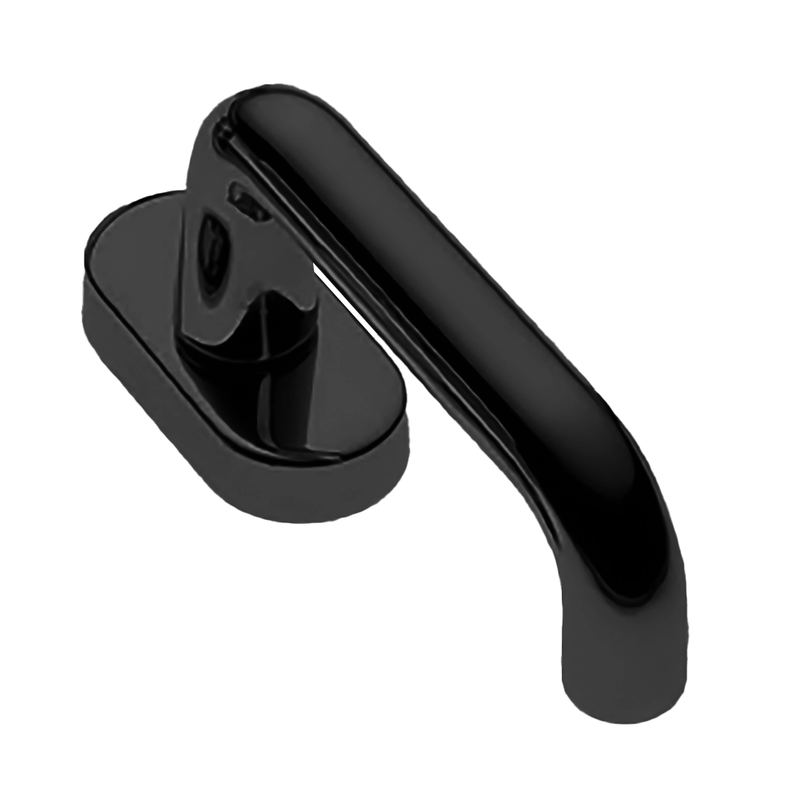 Ручка оконная IRIS W1 NERO, цвет - черный фото купить Саратов