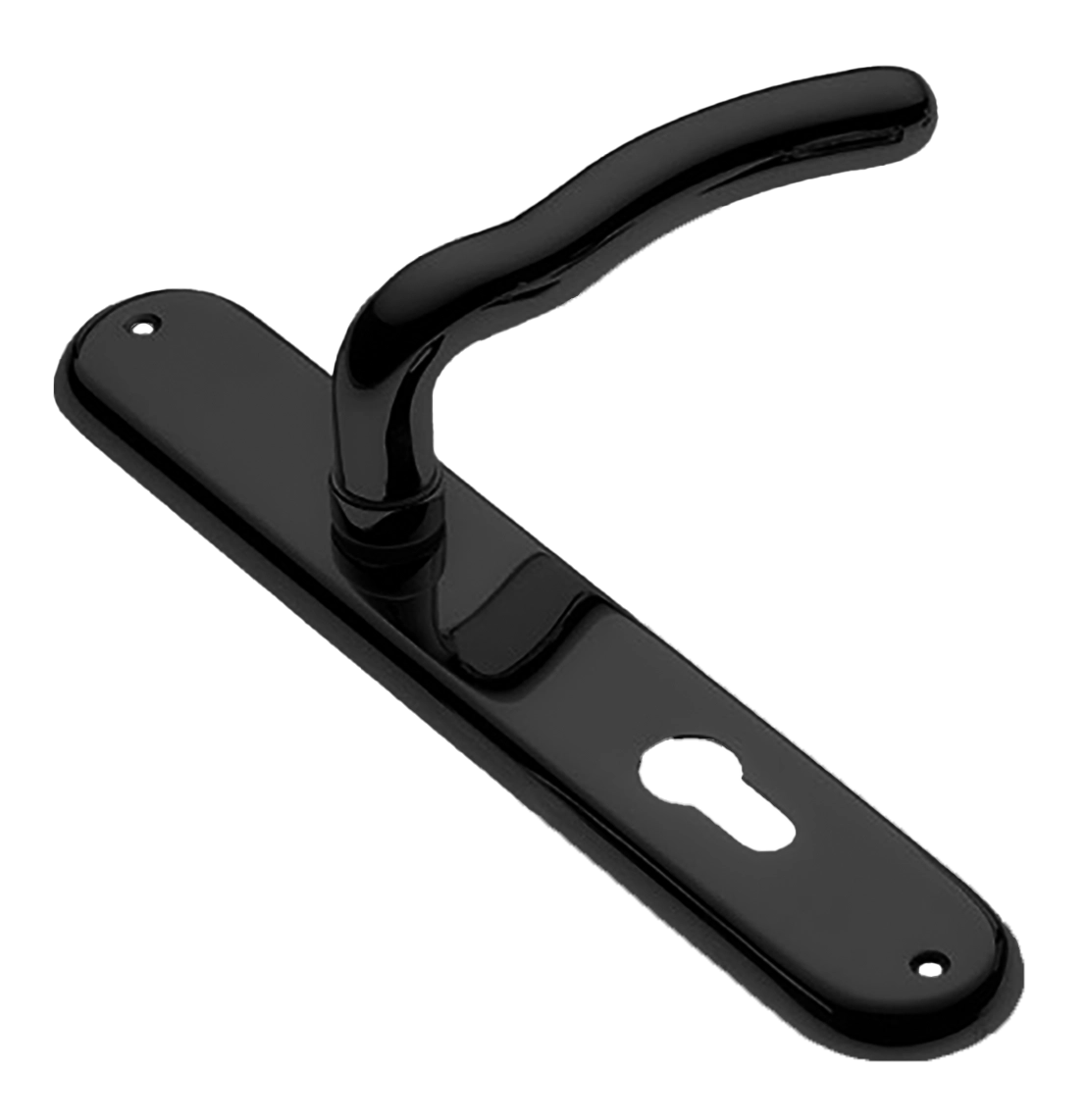 SNAKE PL NERO, ручка на планке, цвет - черный фото купить в Саратове