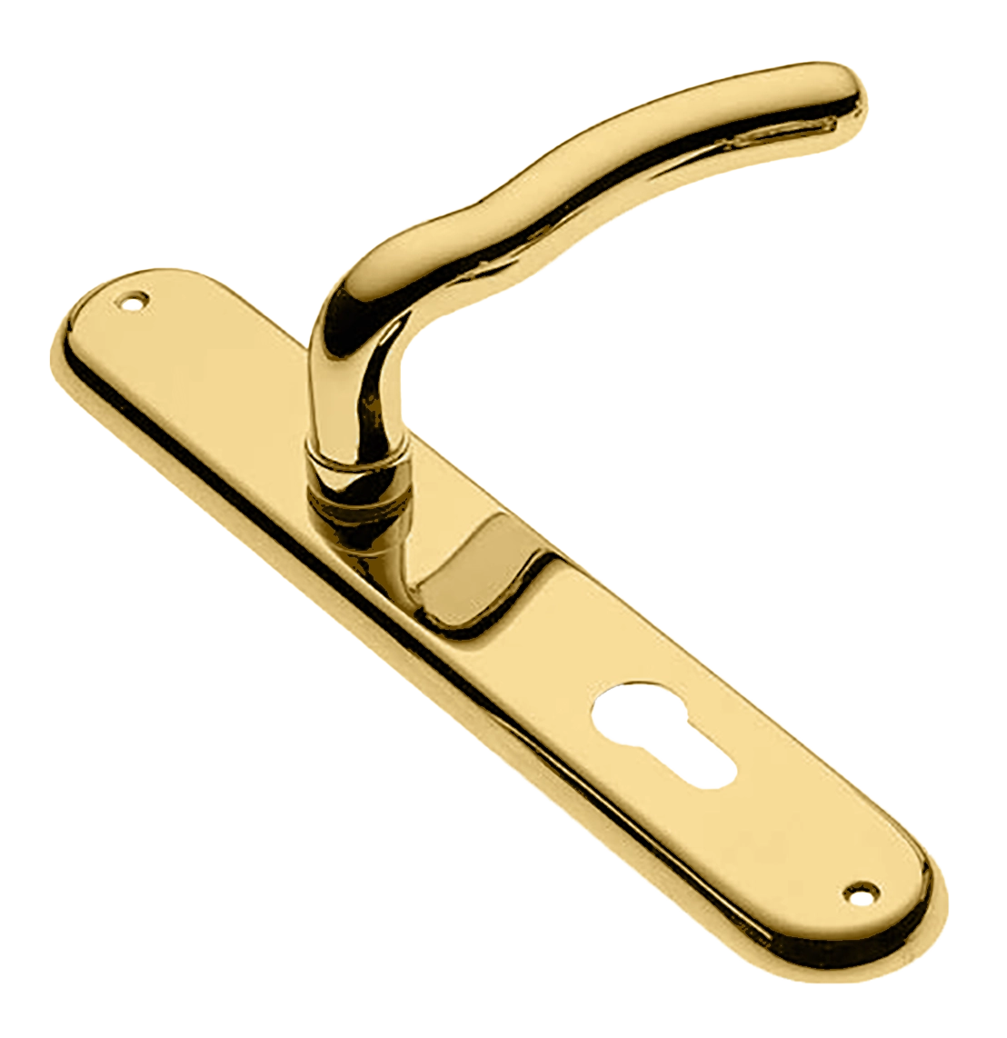 SNAKE PL OTL, ручка на планке, цвет - золото фото купить в Саратове