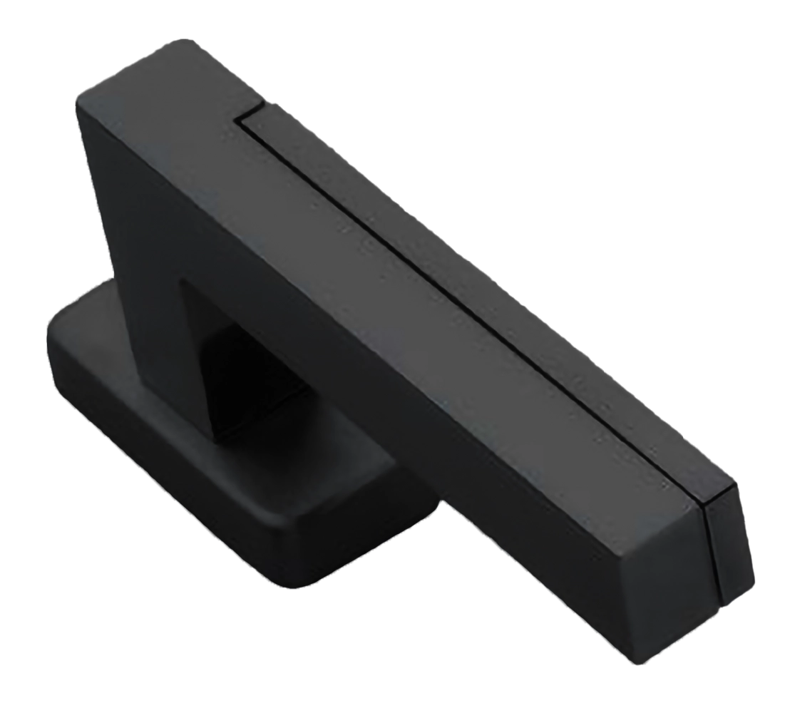 Ручка оконная ISLAND W1 NERO на прямоугольной розетке, цвет черный, латунь фото купить в Саратове