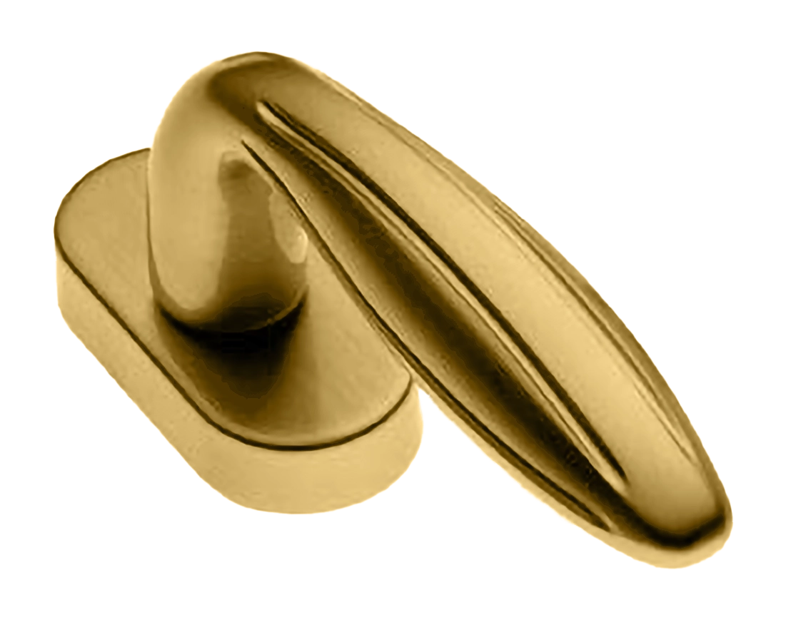 Ручка оконная BUD W1 OSA, цвет - матовое золото фото купить в Саратове