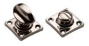 LUX-WC-RIVA NIK, завертка сантехническая на квадратной розетке для ручки RIVA, цвет - никель фото купить в Саратове