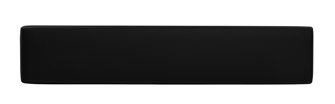 Ручка дверная SHUTTLE NERO-ST цвет черный soft-touch, ЦАМ фото купить в Саратове