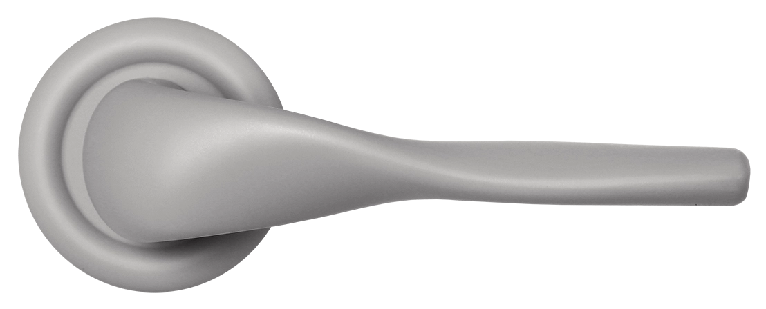 Ручка дверная LVB R7 SMI на круглой розетке, цвет Весенняя дымка/Spring Mist фото купить в Саратове