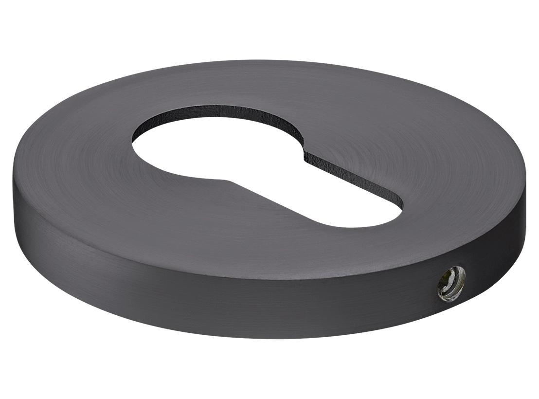 Накладка на замок MH-KH-R6 GR на круглой розетке, цвет матовый графит фото купить Саратов