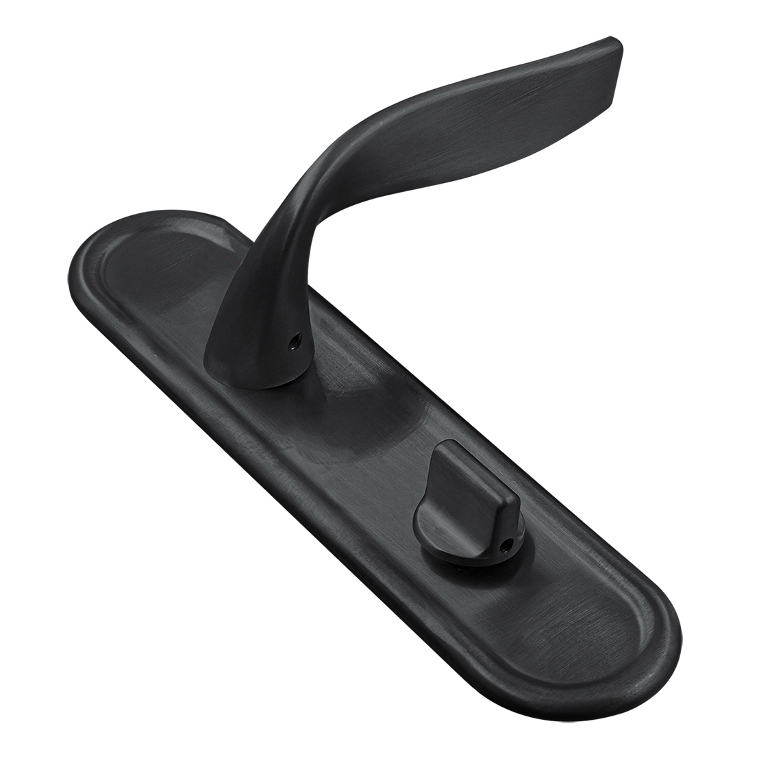 Ручка дверная SKYSCRAPER PLR WC SST на планке под сантехническую завертку, цвет Летняя гроза/Summer Storm фото купить Саратов