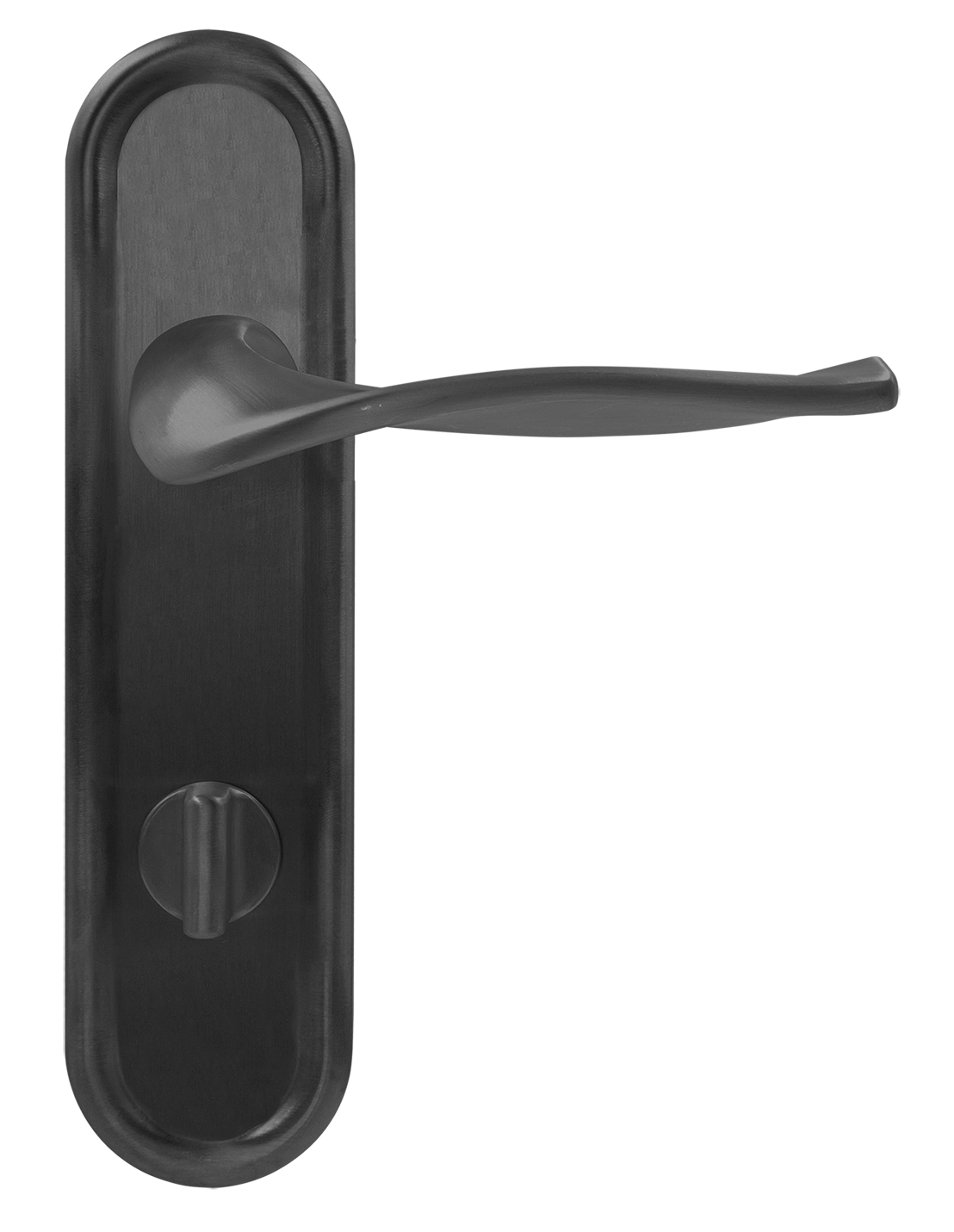 Ручка дверная SKYSCRAPER PLR WC SST на планке под сантехническую завертку, цвет Летняя гроза/Summer Storm фото купить в Саратове