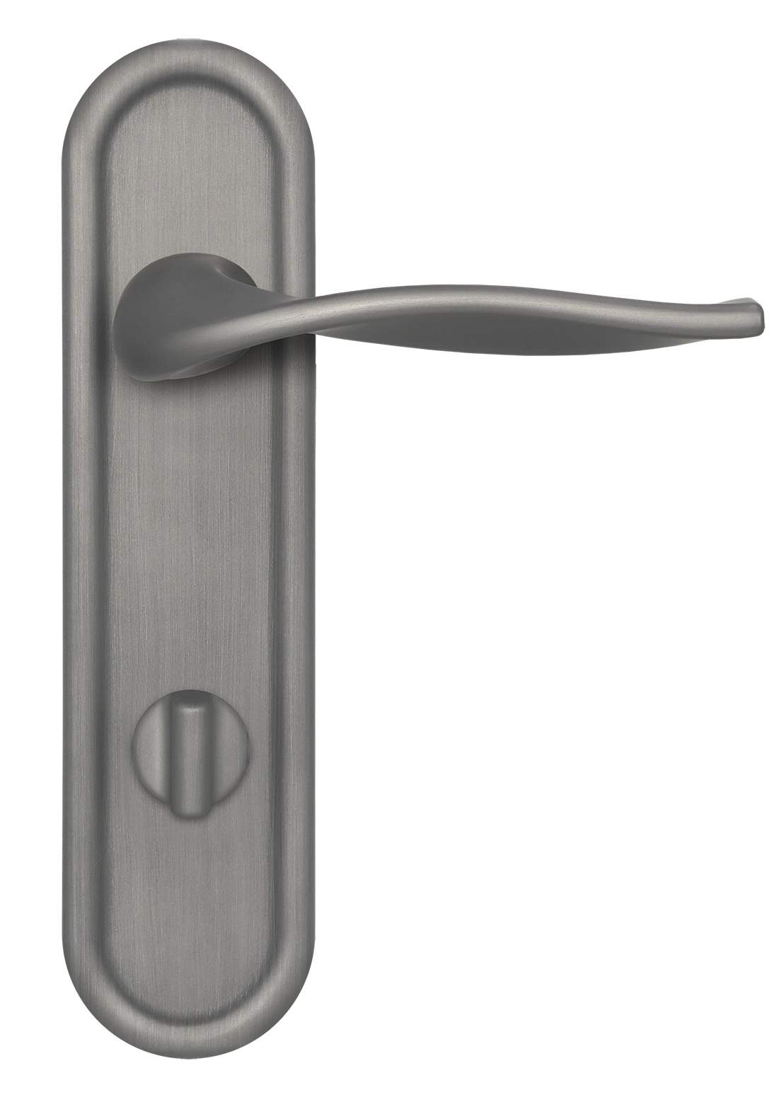 Ручка дверная SKYSCRAPER PLR WC WF на планке под сантехническую завертку, цвет Зимняя стужа/Winter Frost фото купить в Саратове