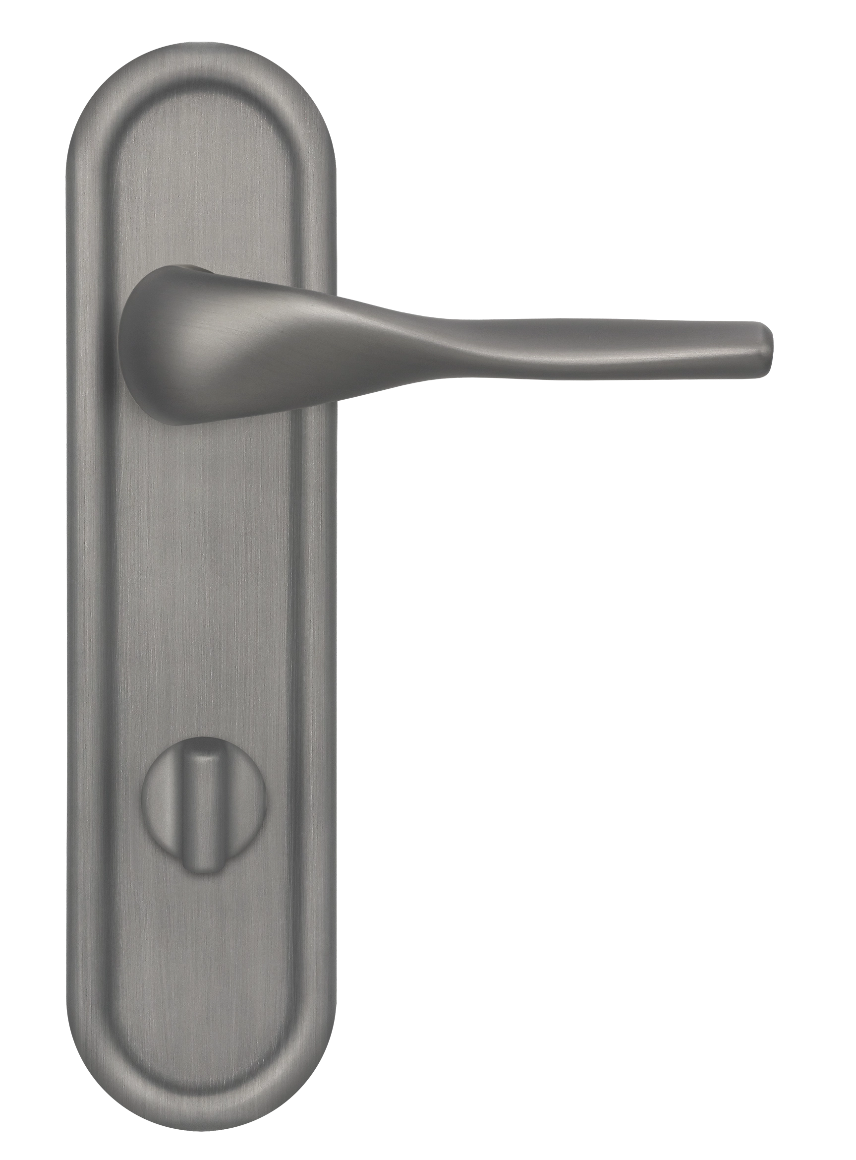 Ручка дверная LVB PLR WC WF на планке под сантехническую завертку, цвет Зимняя стужа/Winter Frost фото купить в Саратове