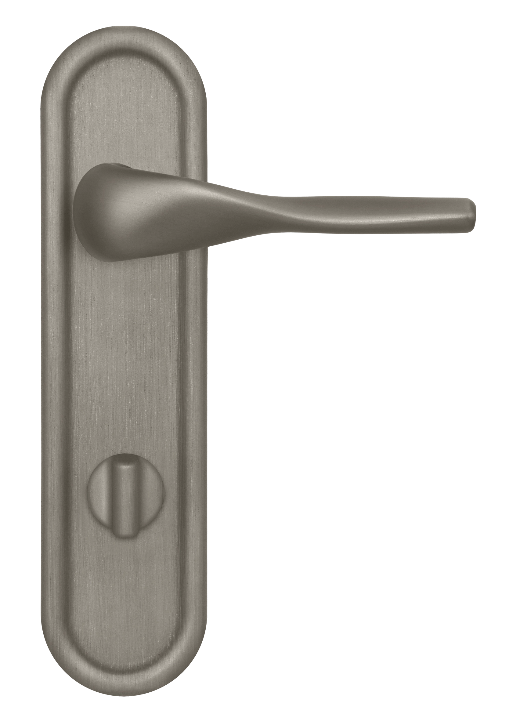 Ручка дверная LVB PLR WC SMI на планке под сантехническую завертку, цвет Весенняя дымка/Spring Mist фото купить в Саратове