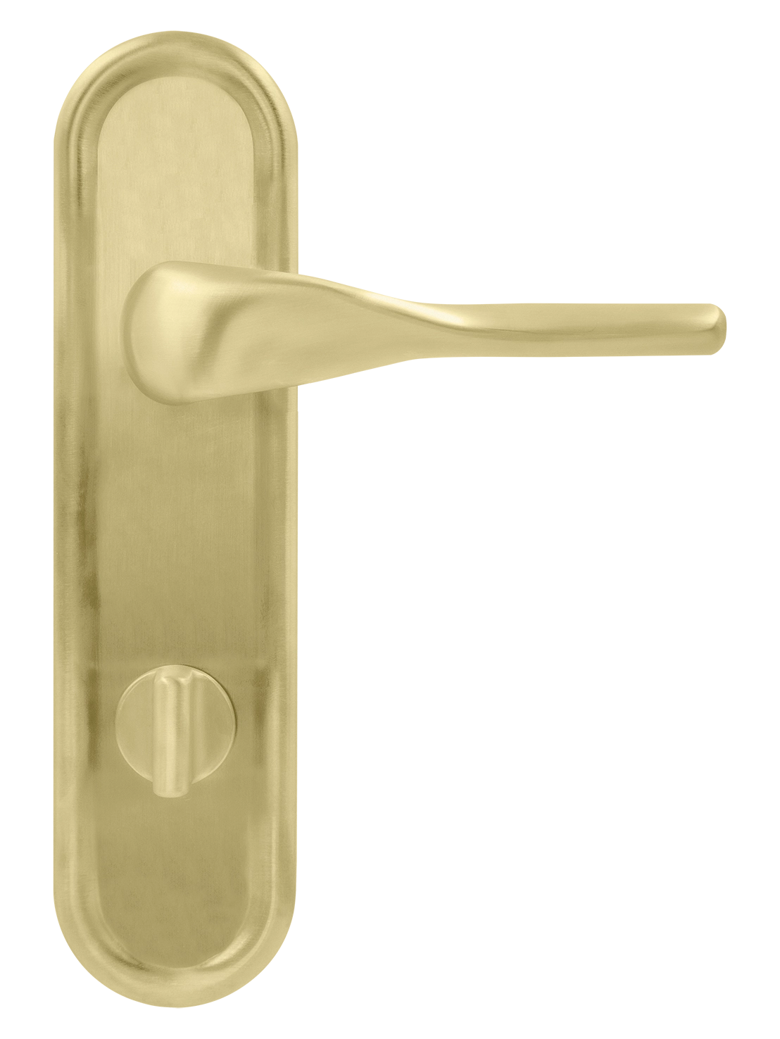 Ручка дверная LVB PLR WC AH на планке под сантехническую завертку, цвет Осенний мёд/Autumn Honey фото купить в Саратове