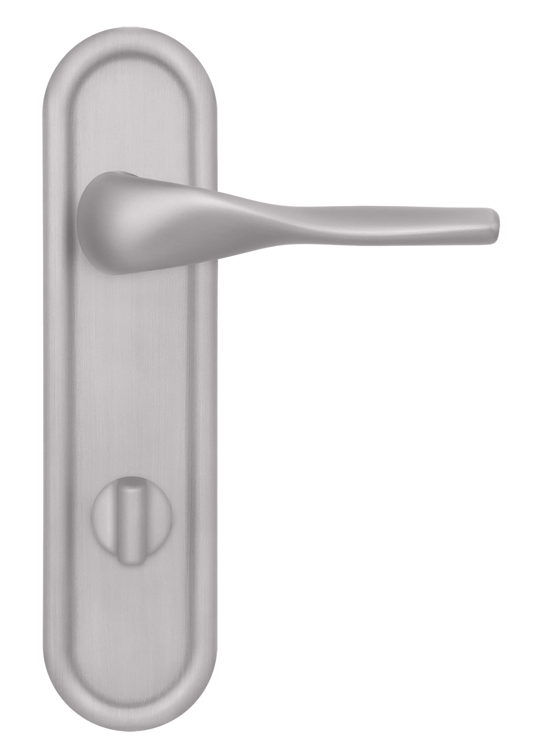 Ручка дверная LVB PLR WC SSW на планке под сантехническую завертку, цвет Стокгольмский снегопад/Stockholm Snowfall фото купить в Саратове