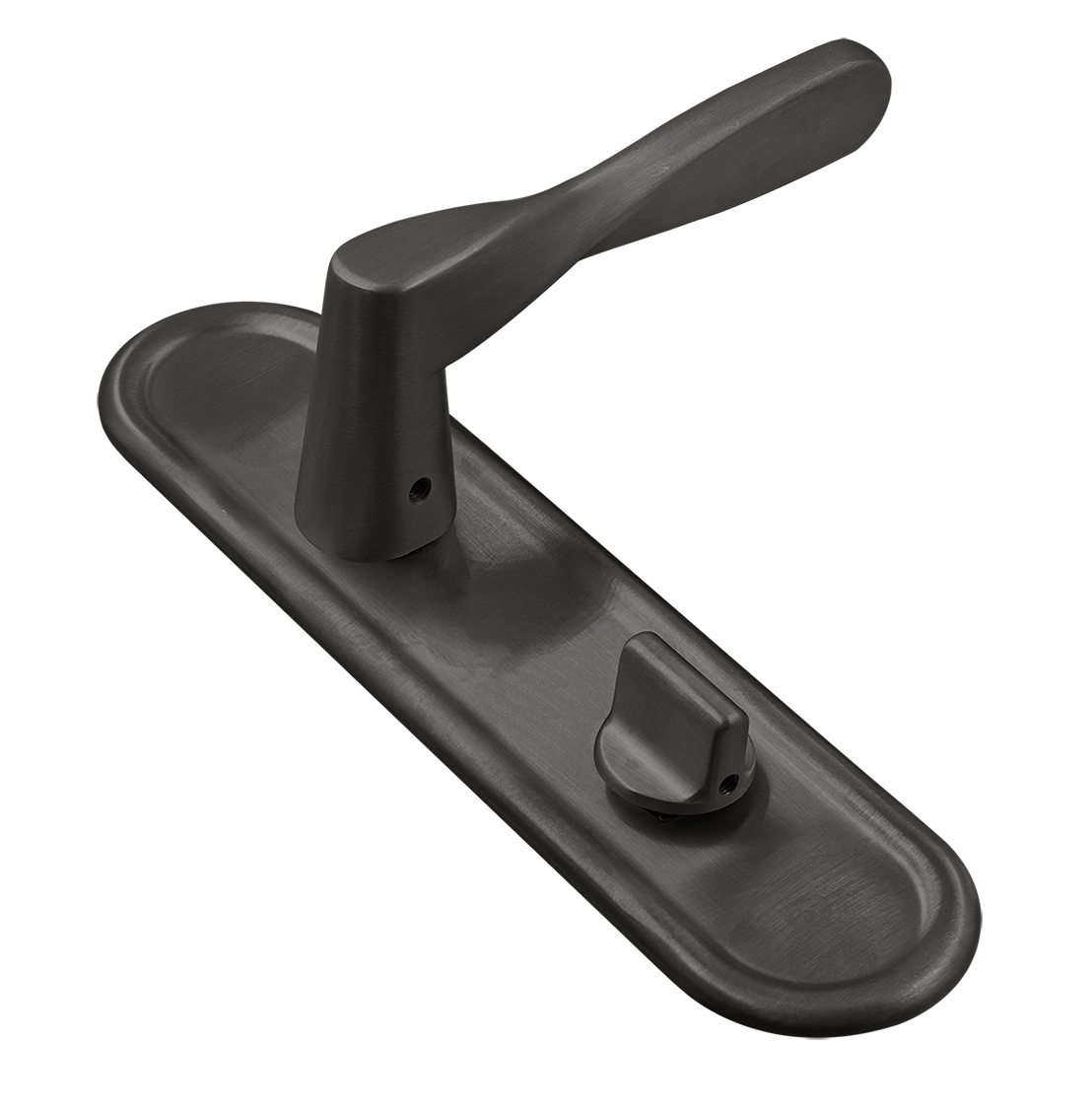 Ручка дверная THE OLYMPICS PLR WC SST на планке под сантехническую завертку, цвет Летняя гроза/Summer Storm фото купить Саратов