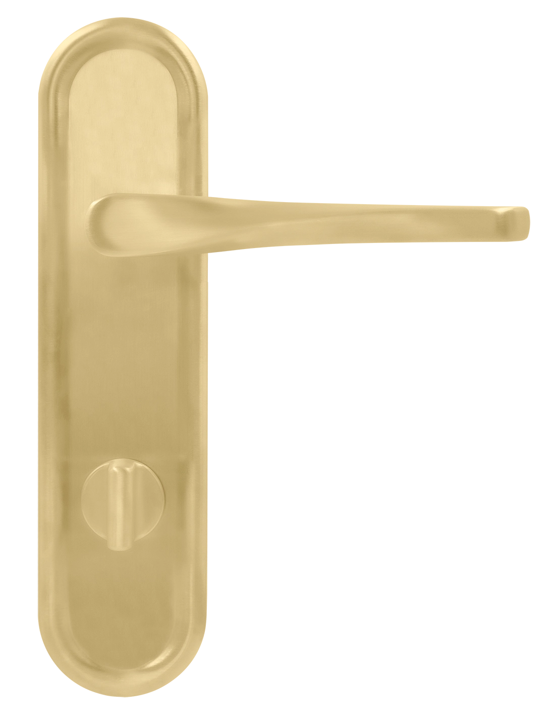 Ручка дверная THE OLYMPICS PLR WC AH на планке под сантехническую завертку, цвет Осенний мёд/Autumn Honey фото купить в Саратове