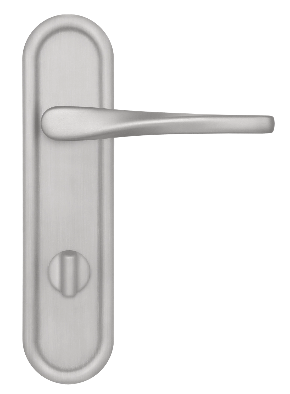 Ручка дверная THE OLYMPICS PLR WC SSW на планке под сантехническую завертку, цвет Стокгольмский снегопад/Stockholm Snowfall фото купить в Саратове