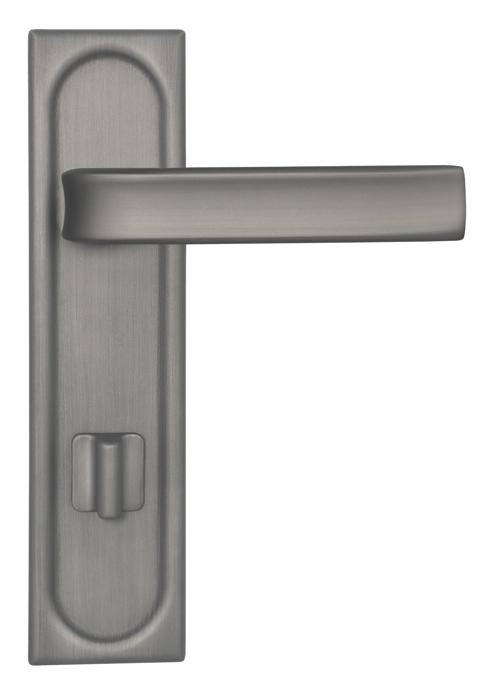 Ручка дверная THE BUS STATION PLS WC WF на планке под сантехническую завертку, цвет Зимняя стужа/Winter Frost фото купить в Саратове