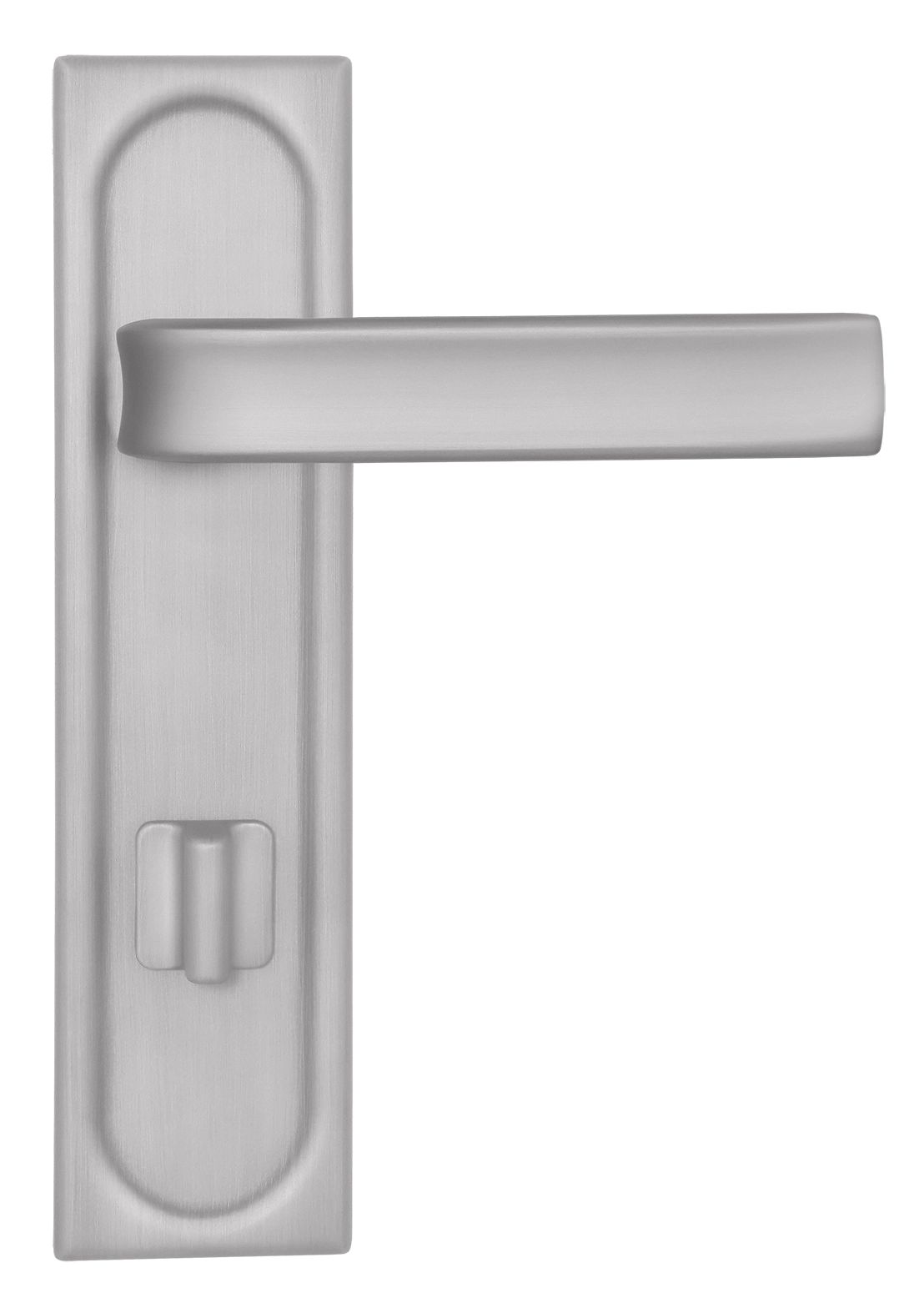 Ручка дверная THE BUS STATION PLS WC SSW на планке под сантехническую завертку, цвет Стокгольмский снегопад/Stockholm Snowfall фото купить в Саратове