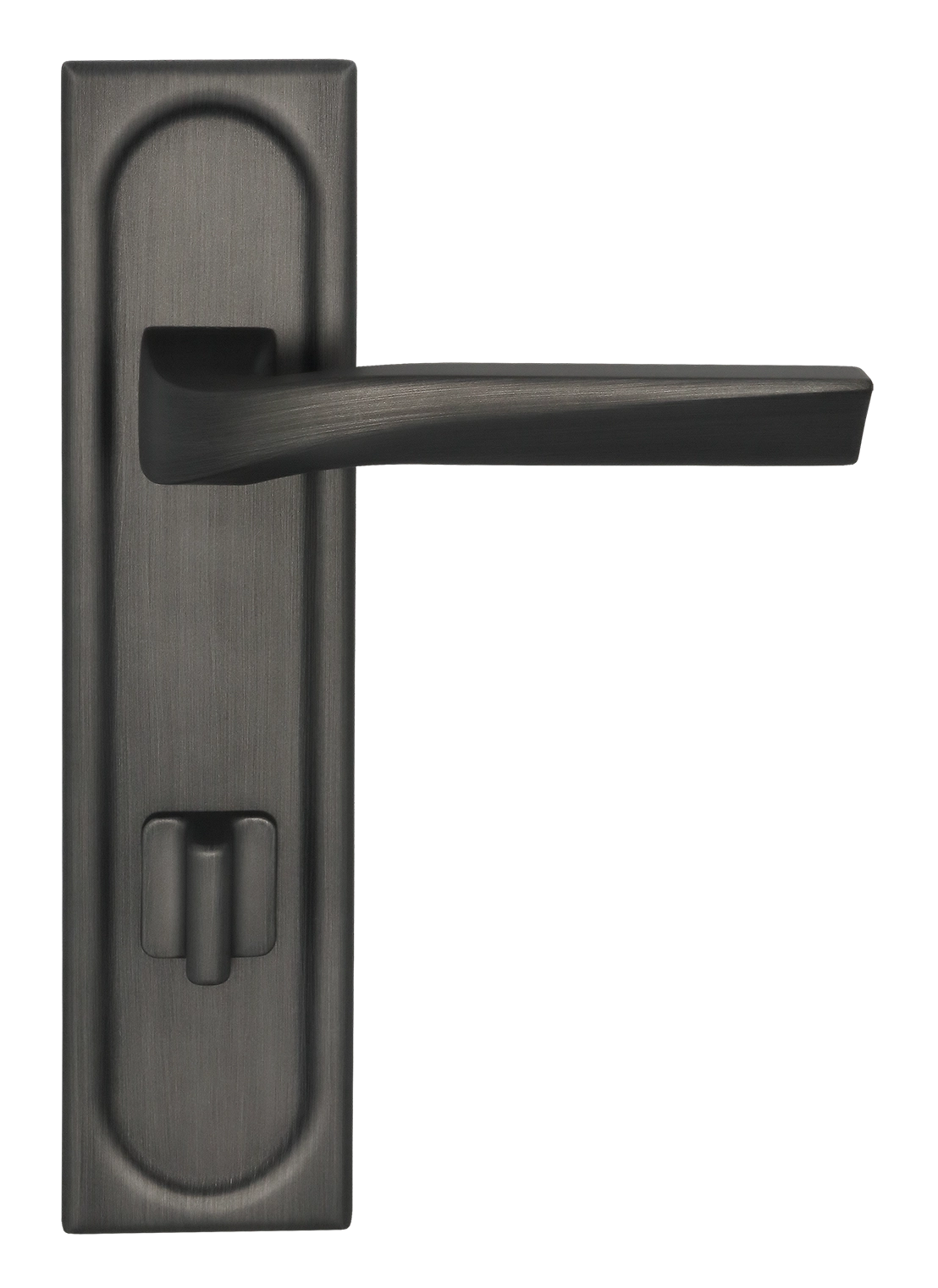 Ручка дверная WD CONCERT HALL PLS WC SST на планке под сантехническую завертку, цвет Летняя гроза/Summer Storm фото фурнитура Саратов