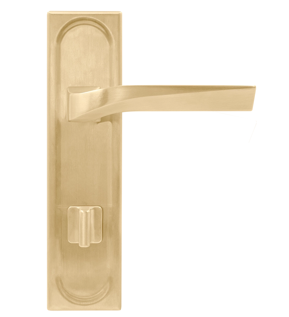 Ручка дверная WD CONCERT HALL PLS WC AH на планке под сантехническую завертку, цвет Осенний мёд/Autumn Honey фото купить в Саратове