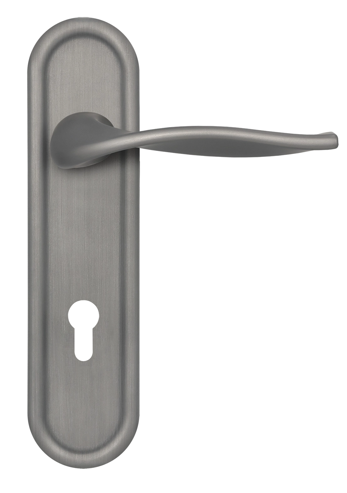 Ручка дверная SKYSCRAPER PLR KH WF на планке под ключевой цилиндр