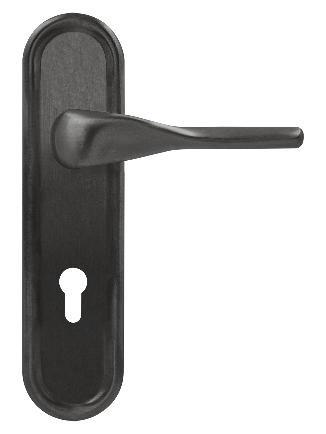 Ручка дверная LVB PLR KH SST на планке под ключевой цилиндр, цвет Летняя гроза/Summer Storm фото купить Саратов