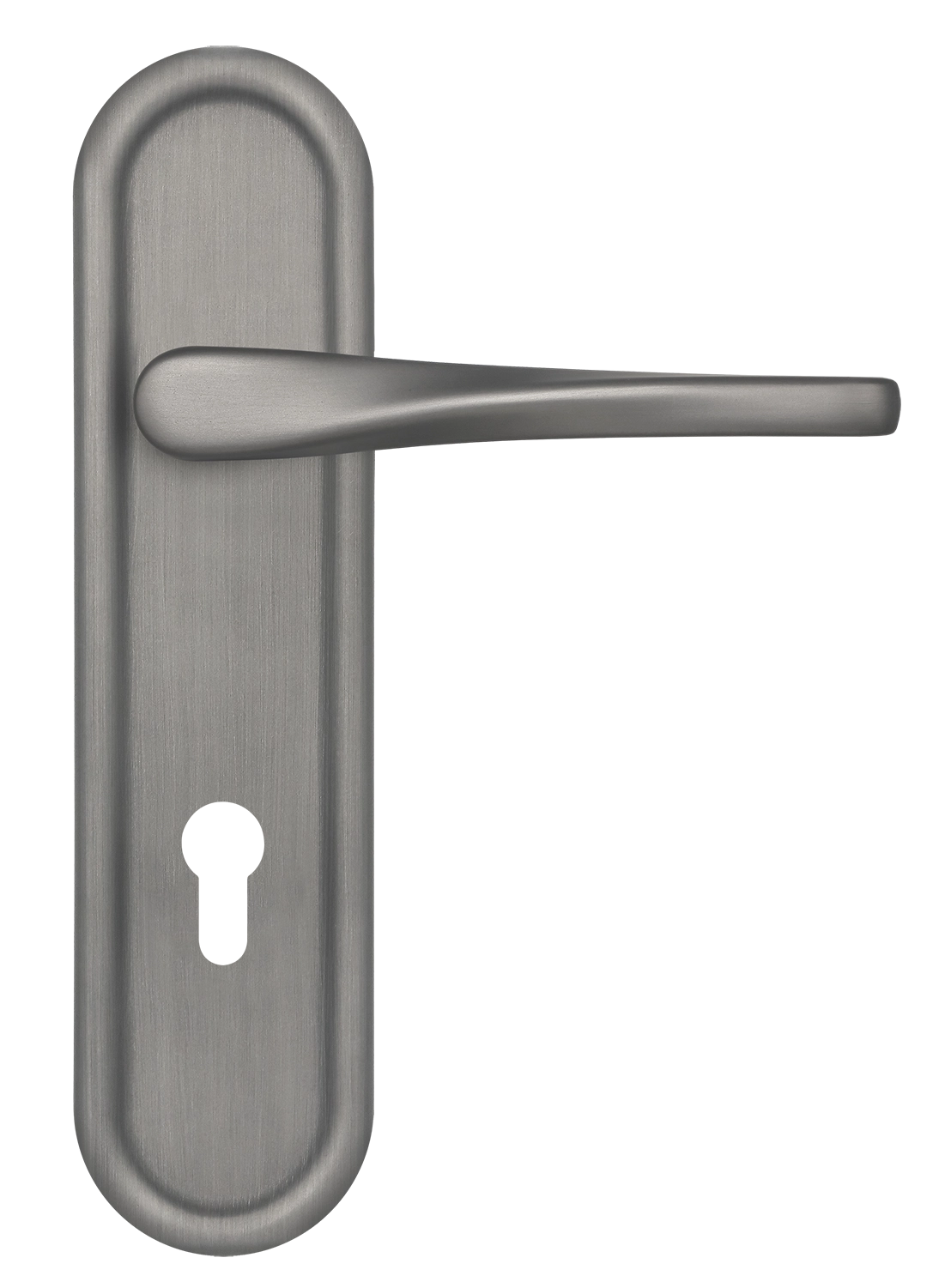 Ручка дверная THE OLYMPICS PLR KH WF на планке под ключевой цилиндр, цвет Зимняя стужа/Winter Frost фото купить Саратов