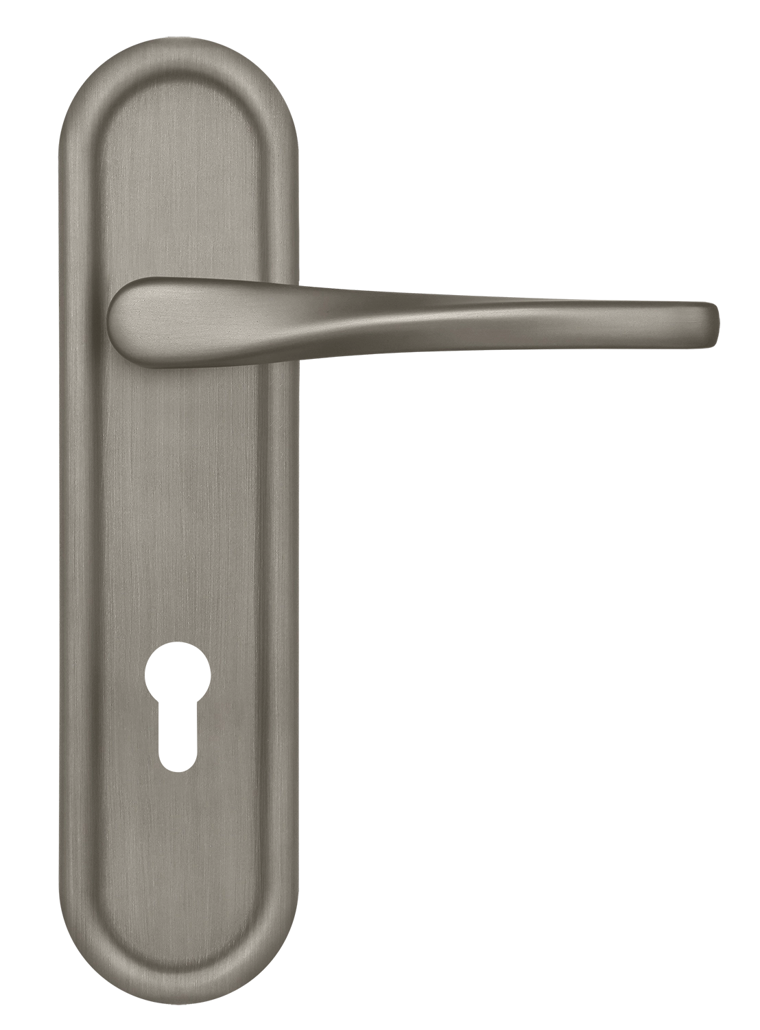 Ручка дверная THE OLYMPICS PLR KH SMI на планке под ключевой цилиндр, цвет Весенняя дымка/Spring Mist фото купить Саратов