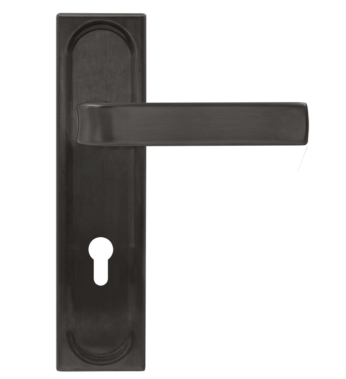 Ручка дверная THE BUS STATION PLS KH SST на планке под ключевой цилиндр, цвет Летняя гроза/Summer Storm фото купить Саратов