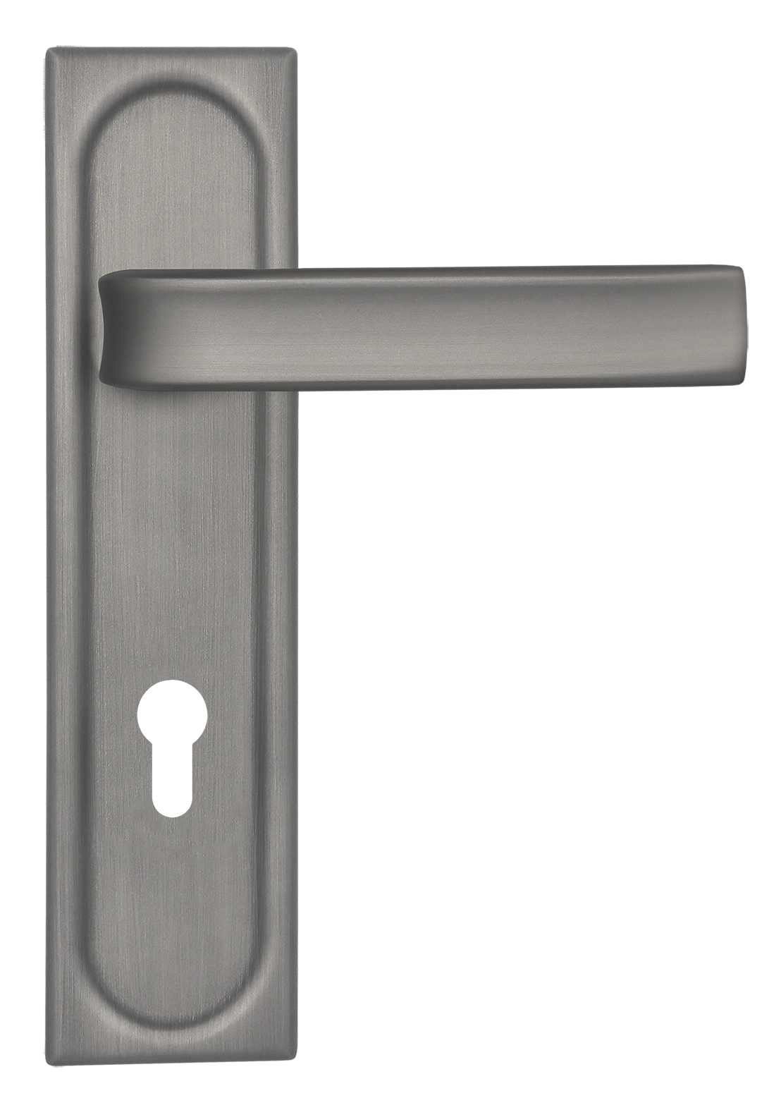 Ручка дверная THE BUS STATION PLS KH WF на планке под ключевой цилиндр, цвет Зимняя стужа/Winter Frost фото купить Саратов