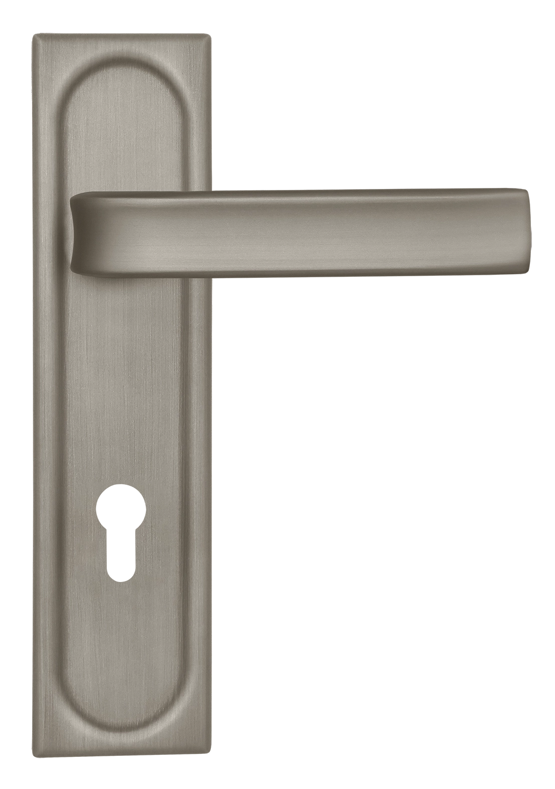 Ручка дверная THE BUS STATION PLS KH SMI на планке под ключевой цилиндр, цвет Весенняя дымка/Spring Mist фото купить Саратов