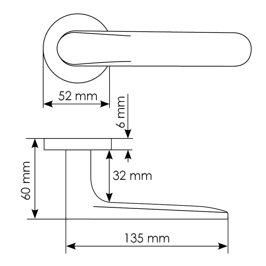 Комплект дверных ручек MH-59-R6 BL + защёлка бесшумная M1895 BL + петли врезные универсальные MSN 100X70X2.5-4BB BL (2шт), цвет черный фото купить в Саратове