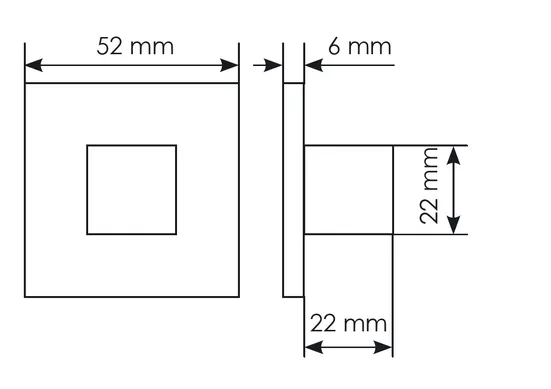 Комплект дверных ручек MH-54-S6 BL с заверткой MH-WC-S6 BL + замок M1895 BL, цвет черный фото дверная фурнитура Саратов