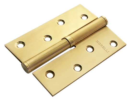 Петля разъемная карточная MSND 100X70X2.5 SG R с подшипником стальная правая, врезная, цвет матовое золото фото купить Саратов