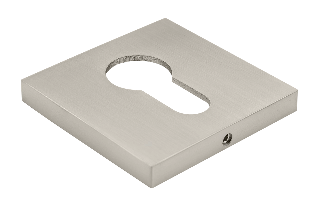 Накладка на замок MH-KH-S6 MSN под евроцилиндр, цвет матовый хром фото купить Саратов