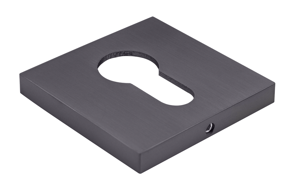 Накладка на замок MH-KH-S6 GR под евроцилиндр, цвет graphite фото купить Саратов