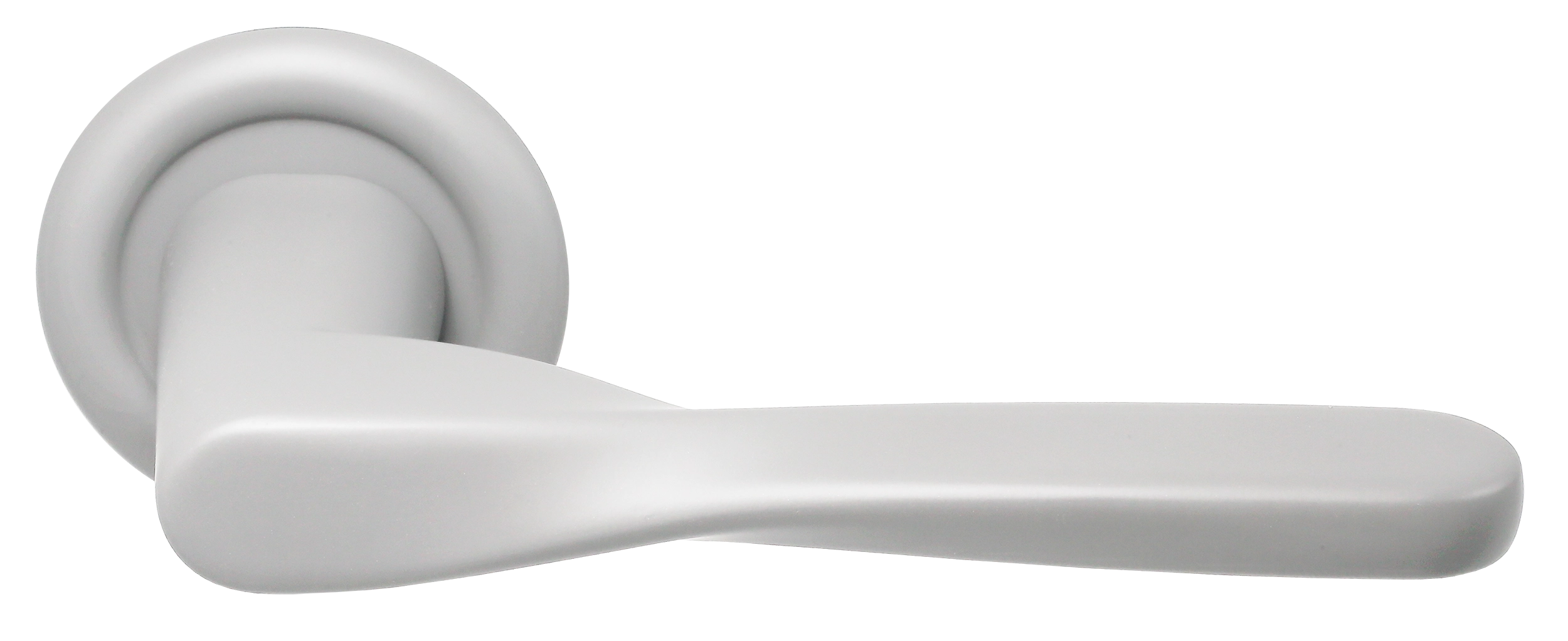 Ручка дверная THE OLYMPICS R7 SSW на круглой розетке, цвет Стокгольмский снегопад/Stockholm Snowfall фото купить Саратов