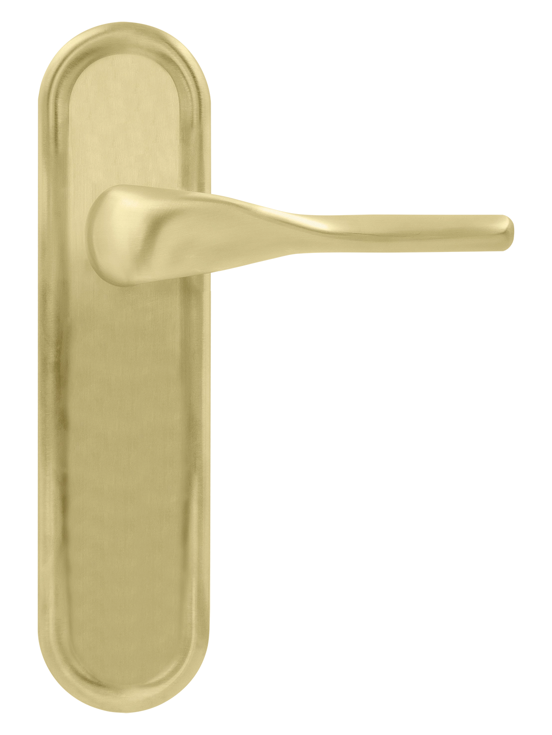 Ручка дверная LVB PLR AH на планке, цвет Осенний мёд/Autumn Honey фото купить в Саратове