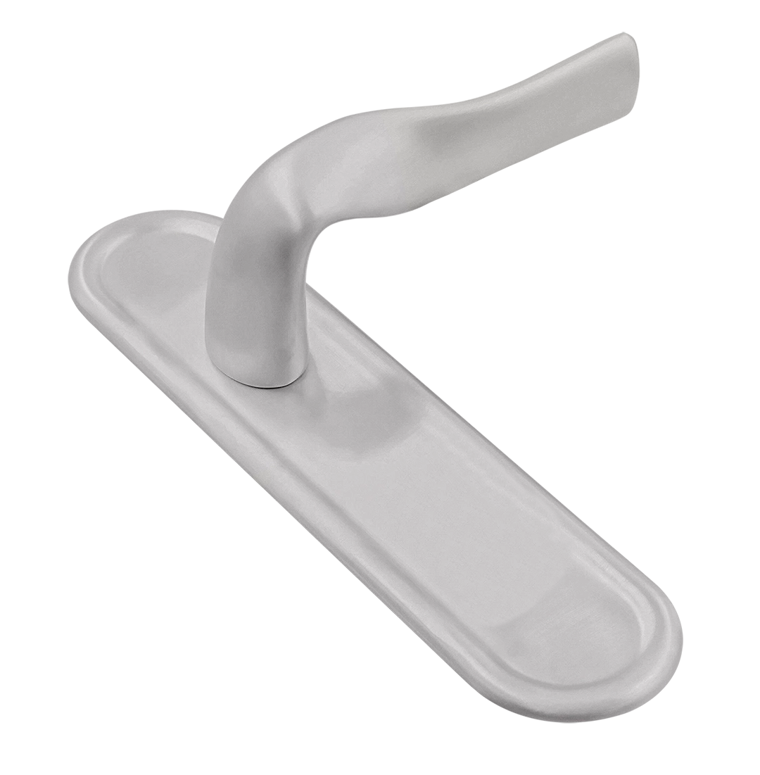 Ручка дверная LVB PLR SSW на планке, цвет Стокгольмский снегопад/Stockholm Snowfall фото купить Саратов