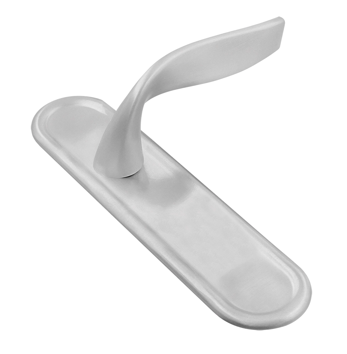 Ручка дверная SKYSCRAPER PLR SSW на планке, цвет Стокгольмский снегопад/Stockholm Snowfall фото купить Саратов