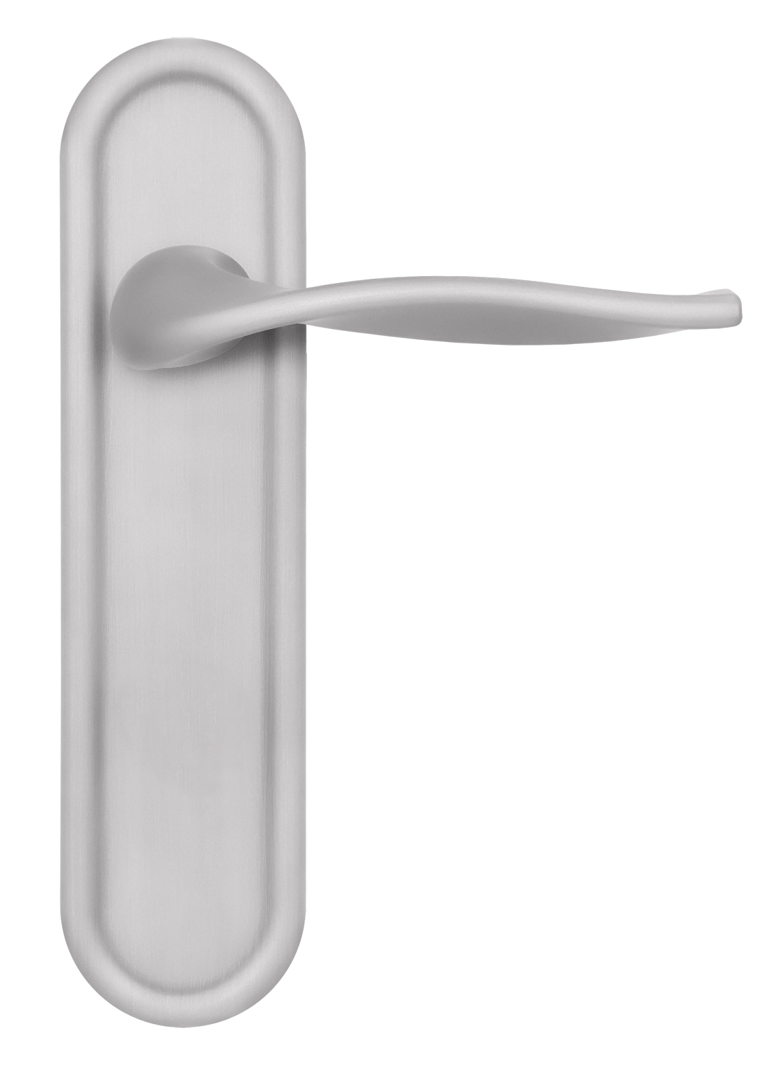 Ручка дверная SKYSCRAPER PLR SSW на планке, цвет Стокгольмский снегопад/Stockholm Snowfall фото купить в Саратове