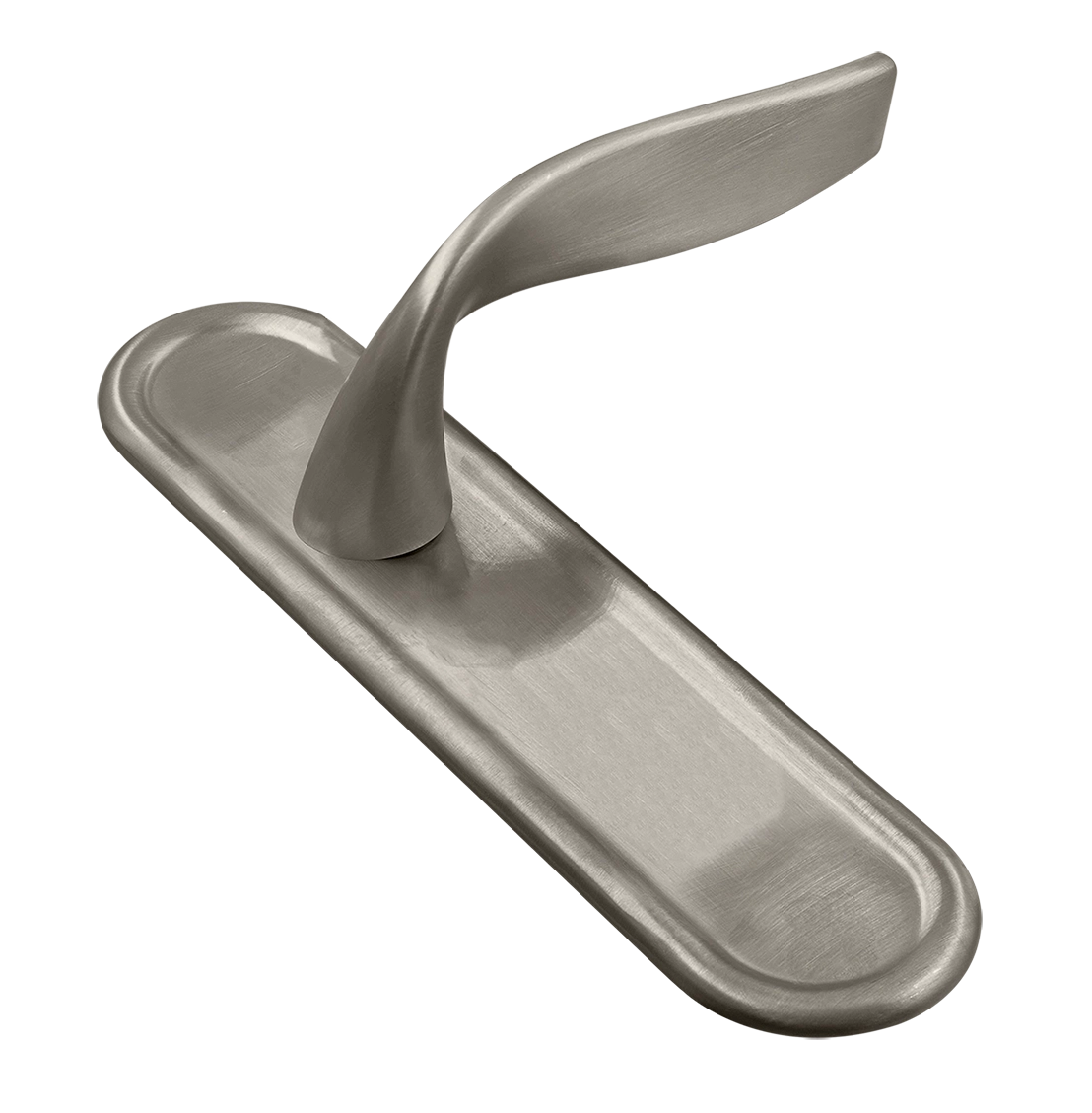 Ручка дверная SKYSCRAPER PLR SMI на планке, цвет Весенняя дымка/Spring Mist фото купить Саратов