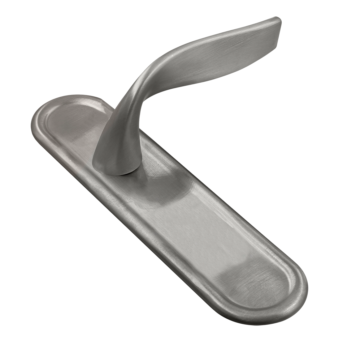 Ручка дверная SKYSCRAPER PLR WF на планке, цвет Зимняя стужа/Winter Frost фото купить Саратов