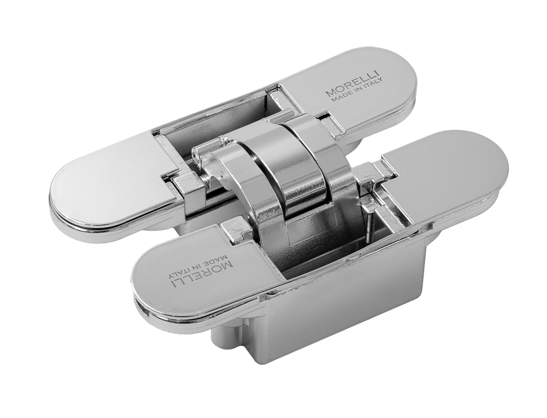 Петля скрытая HH-20 PC, врезная с 3D-регулировкой, вес полотна до 60 кг цвет хром фото купить Саратов