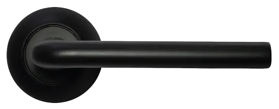 КОЛОННА, ручка дверная MH-03 BL, цвет - черный фото купить в Саратове