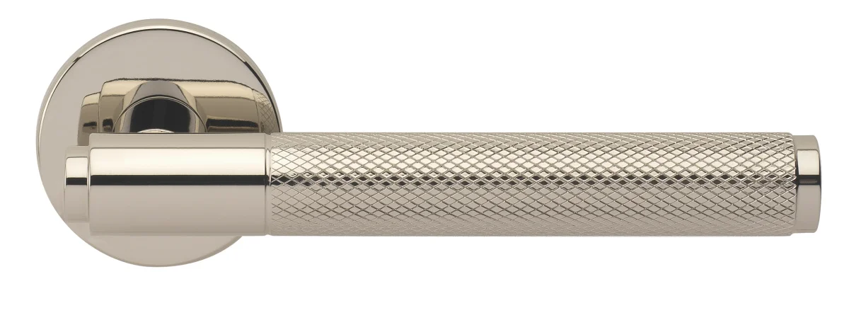 BRIDGE R6 NIS, ручка дверная с усиленной розеткой, цвет -  матовый никель фото купить Саратов