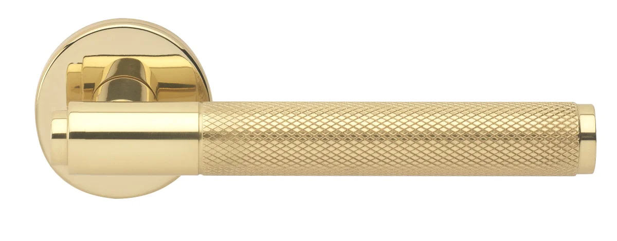 BRIDGE R6 OTL, ручка дверная с усиленной розеткой, цвет -  золото фото купить Саратов